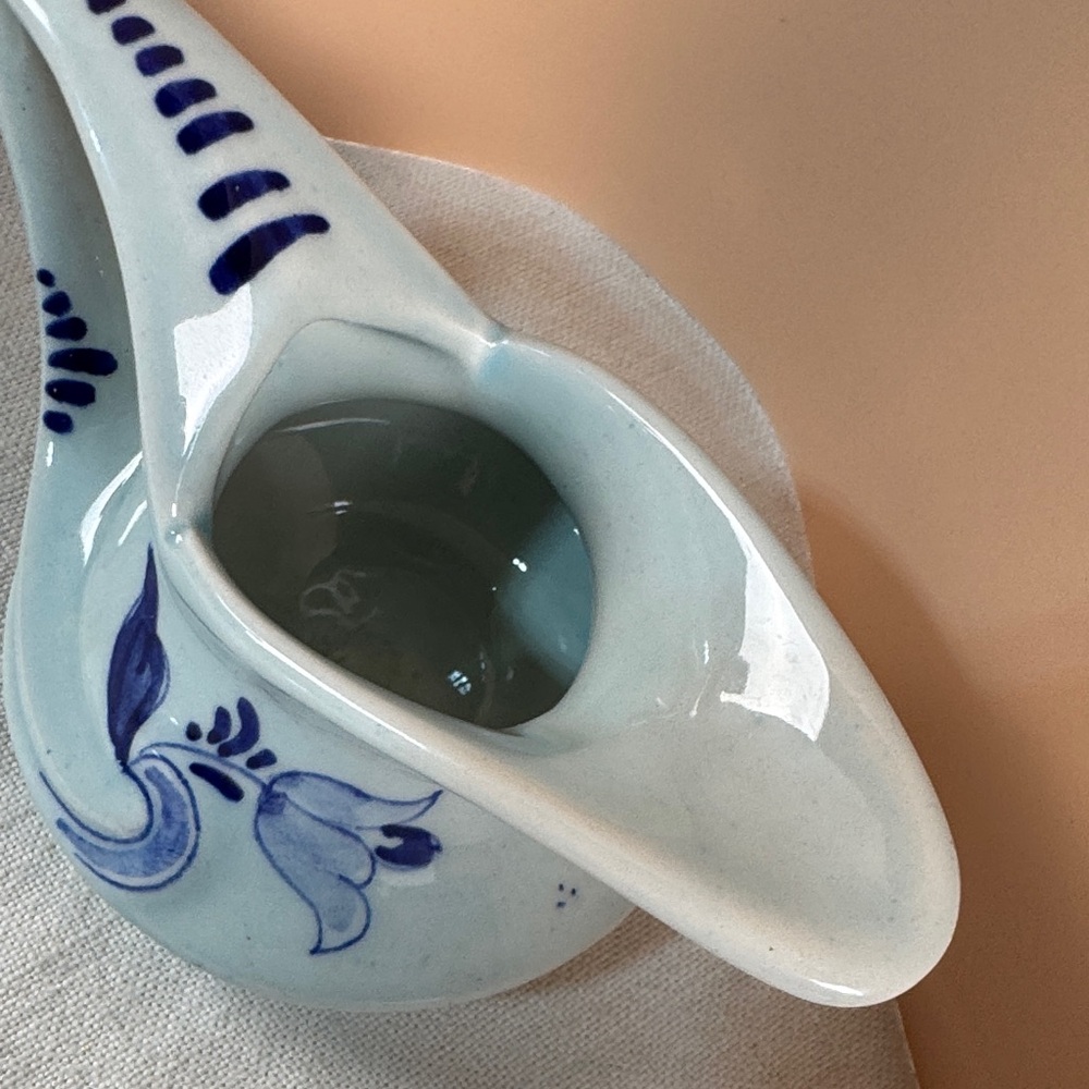 Delft Dutch Colonial Blue Ceramic Pitcher - Picture 4 of 8